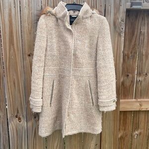 Ivanka Trump Coat with Removable Fur Hood